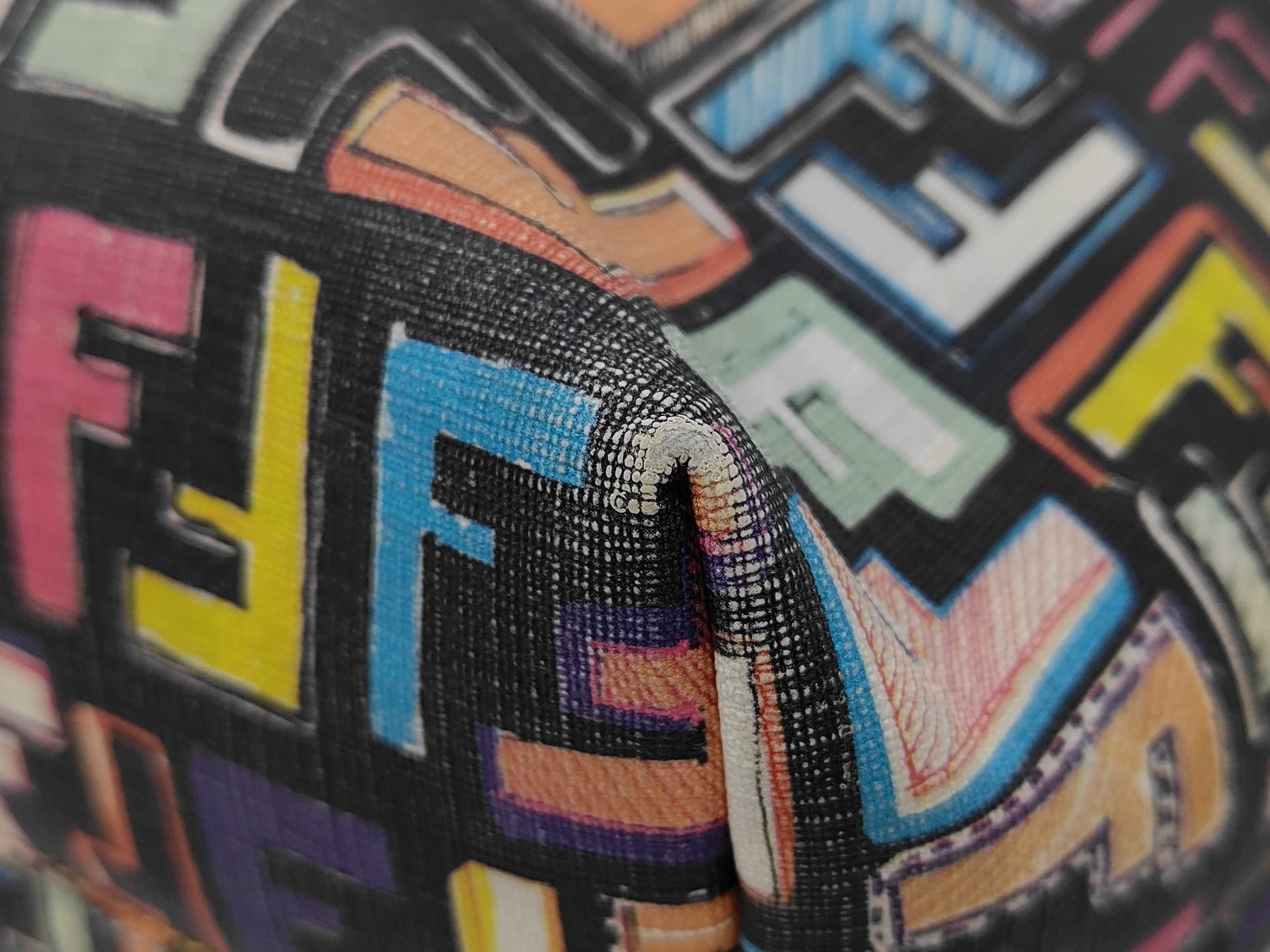 FENDI Zucca Multicolor Tote Bag