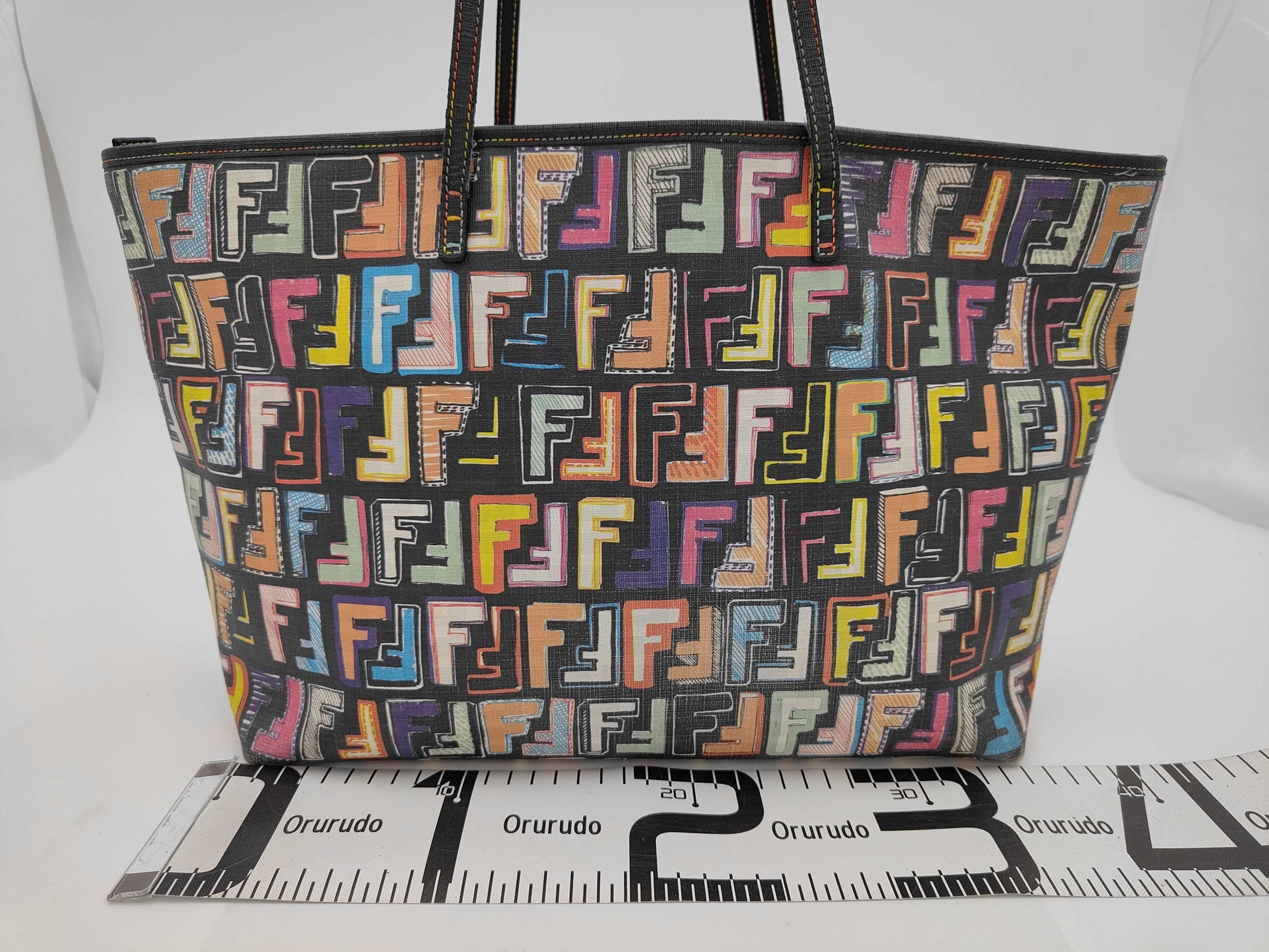 FENDI Zucca Multicolor Tote Bag