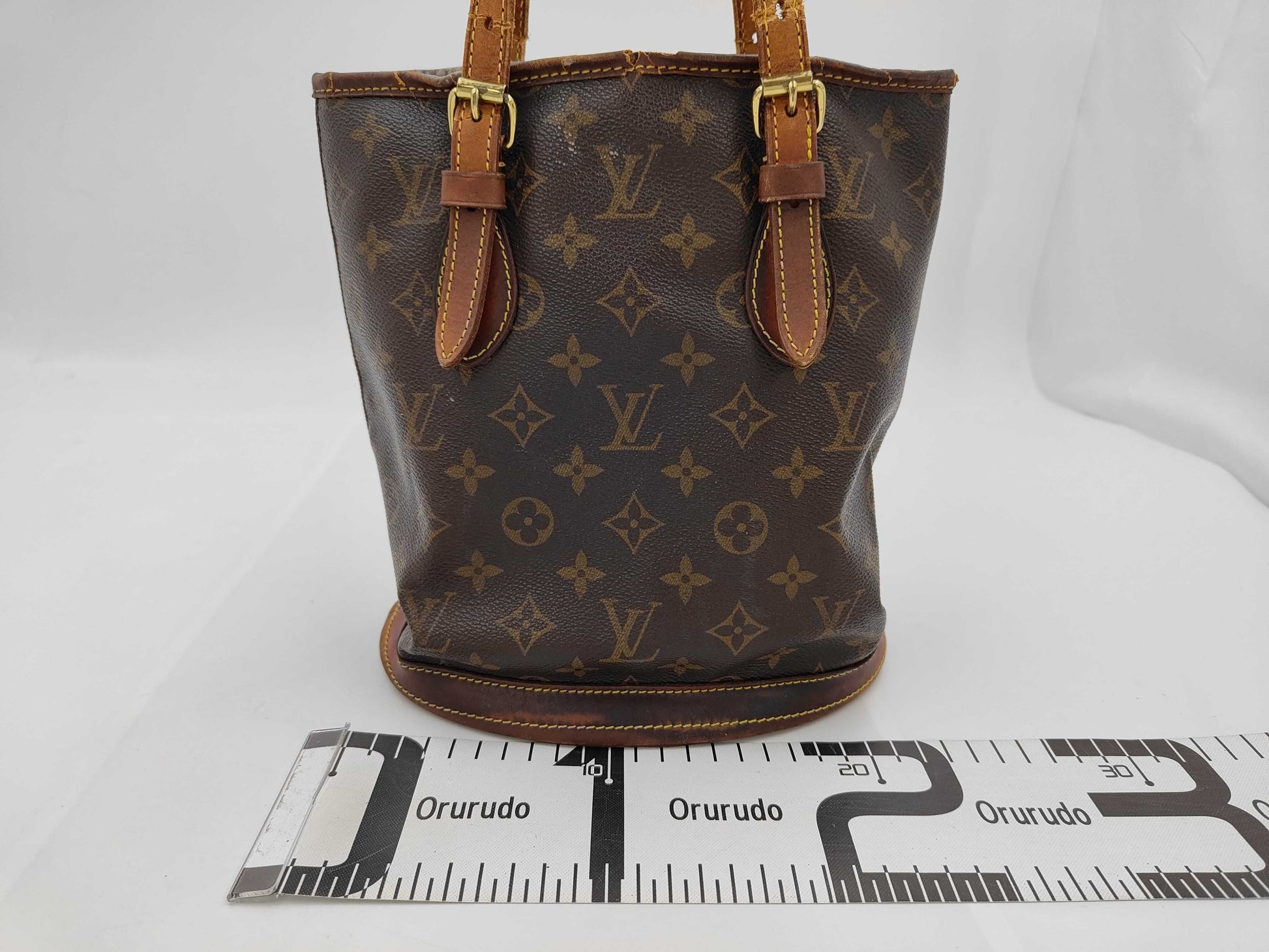 LOUIS VUITTON Louis Vuitton Monogram Bucket PM Handbag