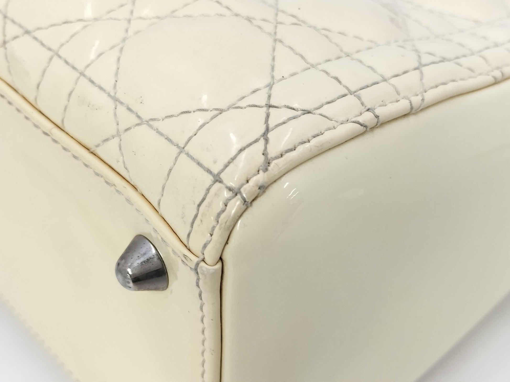 Dior Lady Dior Patent Handbag