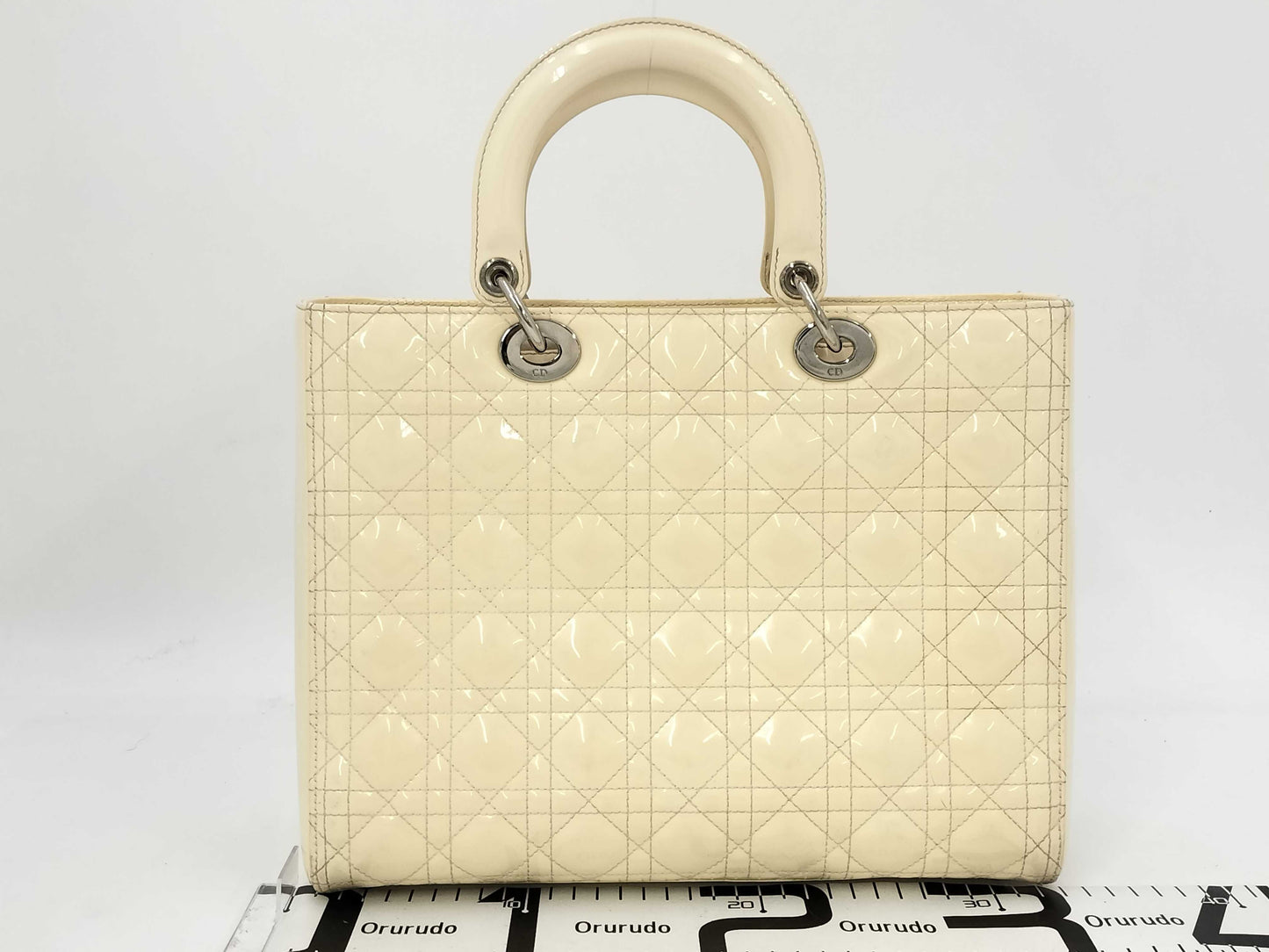 Dior Lady Dior Patent Handbag