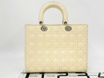 Dior Lady Dior Patent Handbag