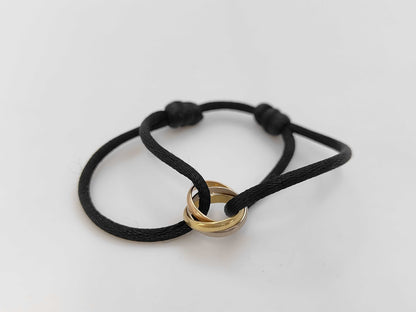 Cartier Trinity Code AU750 2.9g Bracelet Bangle 