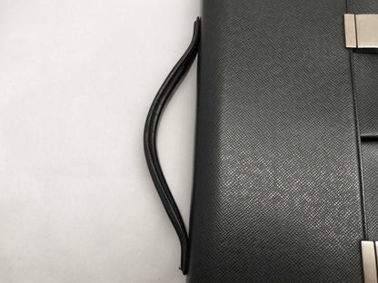 LOUIS VUITTON Taiga Bag Louis Vuitton Taiga Serviette Tobol Business Bag Black Business Bag
