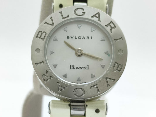 BVLGARI Bezero One BZ22S Shell Dial D6978 Quartz Current Status Immovable Women's Watch