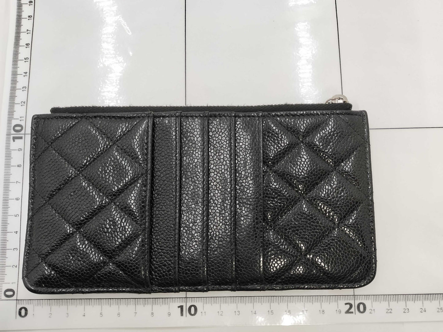 CHANEL Caviar Skin Black Phone Fragment Case Other Accessories