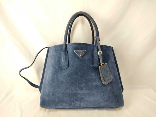 PRADA Plaza Tote Bag Shoulder Bag Strap Handbag