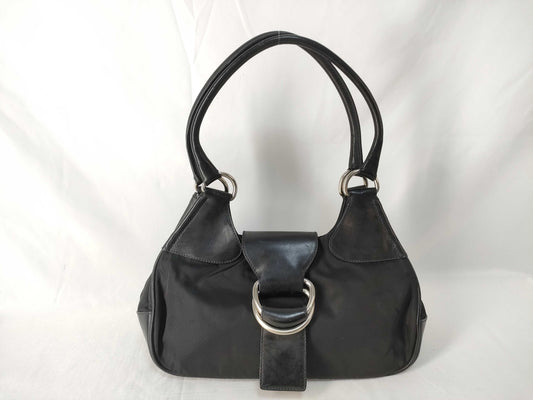 PRADA Plaza Soho Handbag Black Handbag