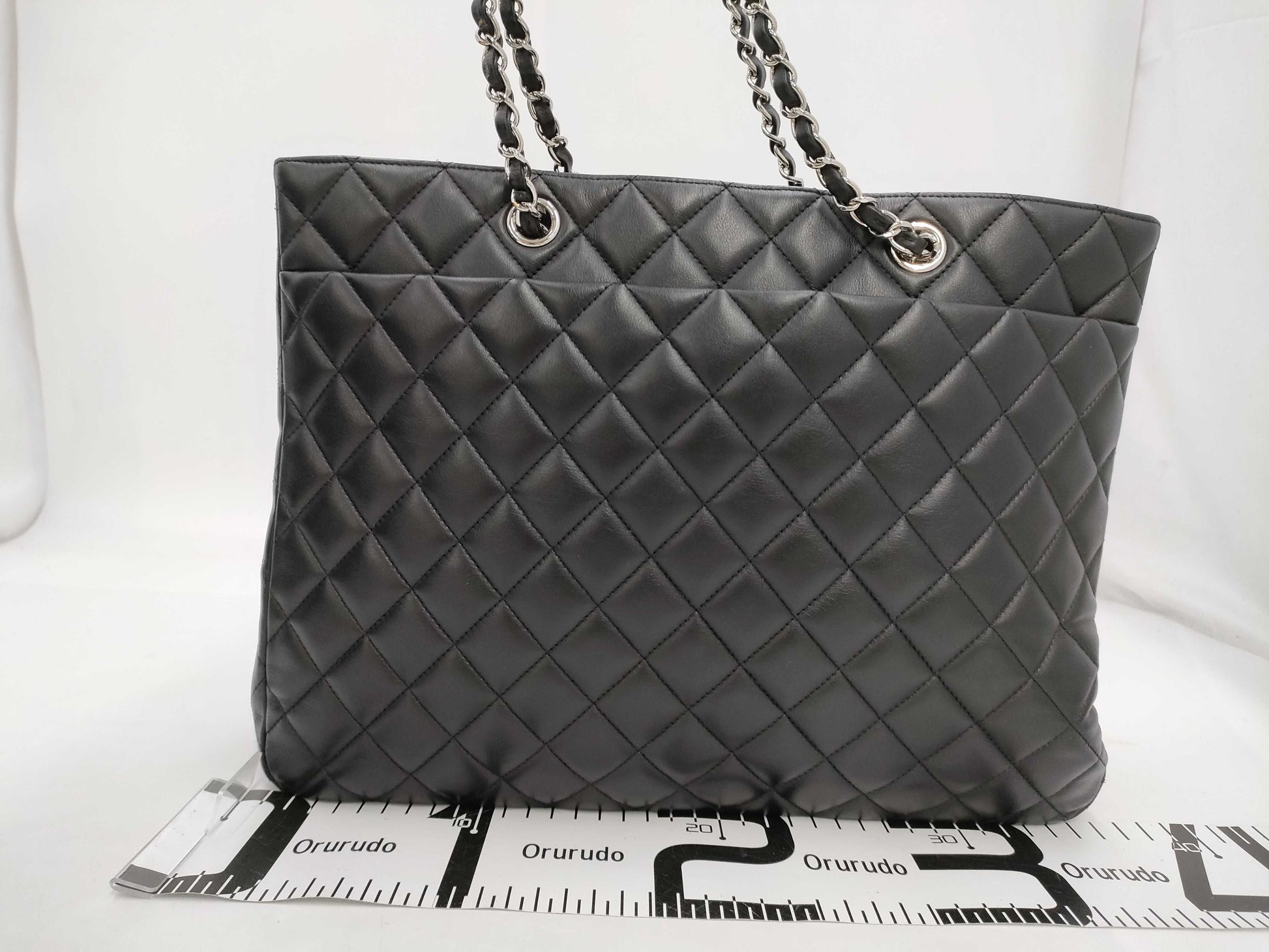 CHANEL Matlasse Black Tote Bag