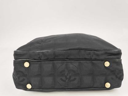 CHANEL CHANEL New Travel 2way Nylon Leather Hand Shoulder Bag Bag