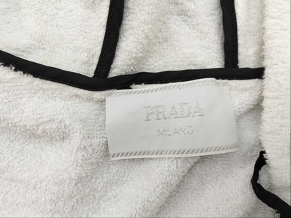 PRADA PRADA Zip Hoodie White Tops