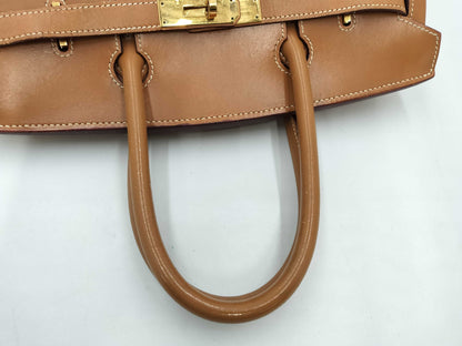 HERMES Birkin 30 Amazonia Vache Natural with Gold Hardware, C Handbag