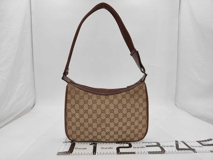 GUCCI 001 4198 GG Canvas Shoulder Bag