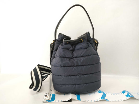 MONCLER Moncler Drawstring 2-Way Shoulder Bag Navy
