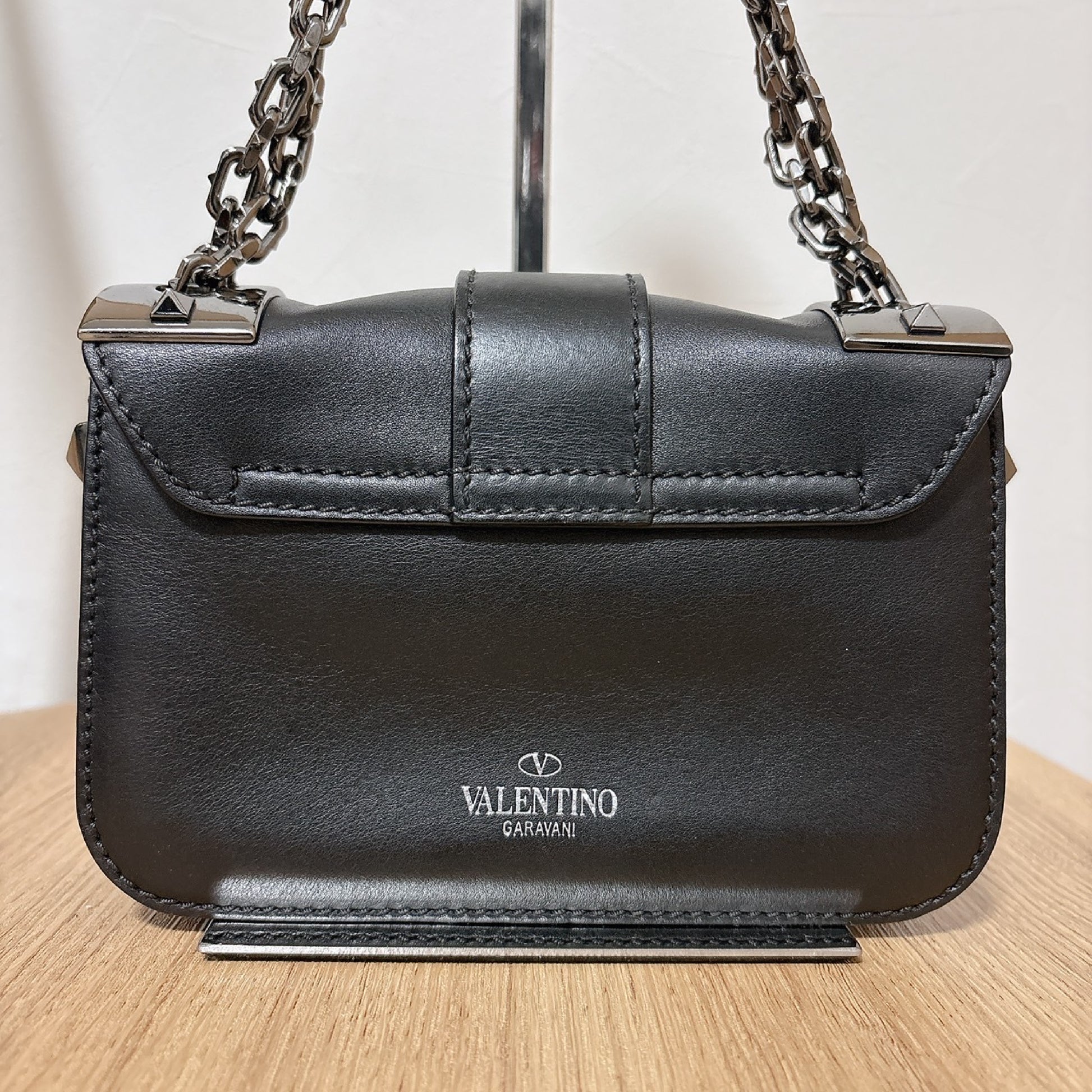 VALENTINO Studded Chain Shoulder Bag