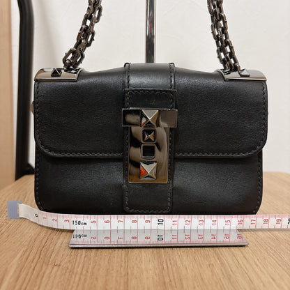 VALENTINO Studded Chain Shoulder Bag