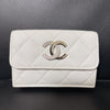 CHANEL Caviar Skin Matelasse Small Flap Wallet AP4173 Wallet