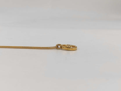 Dior CD logo necklace