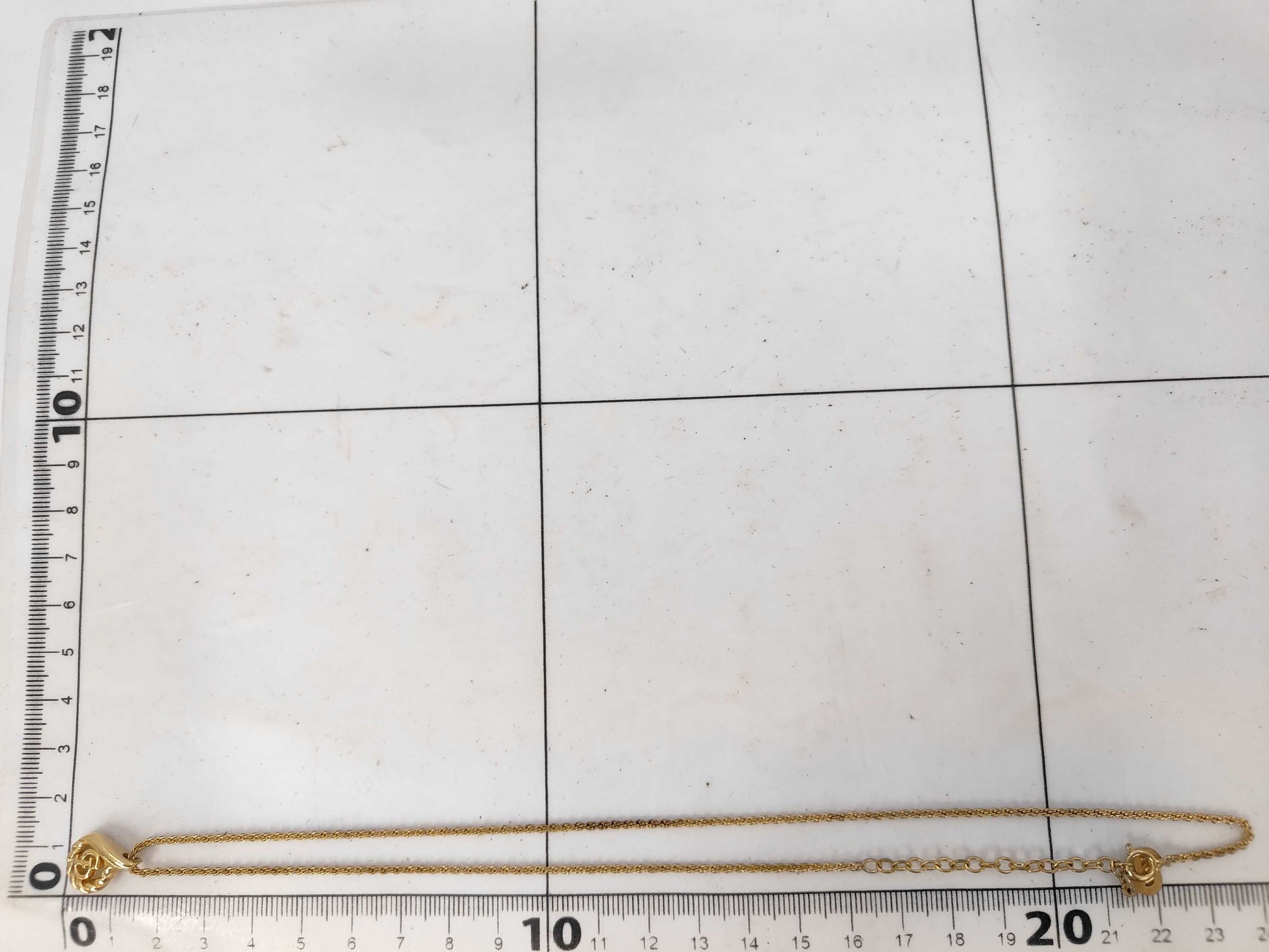 Dior CD logo necklace