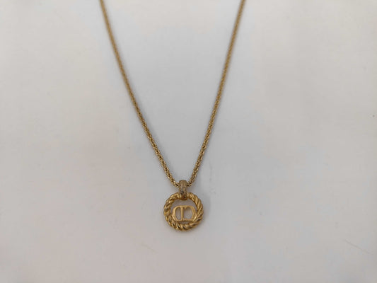 Dior CD logo necklace