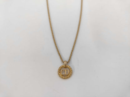 Dior CD logo necklace