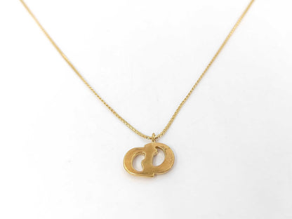Dior CD logo necklace