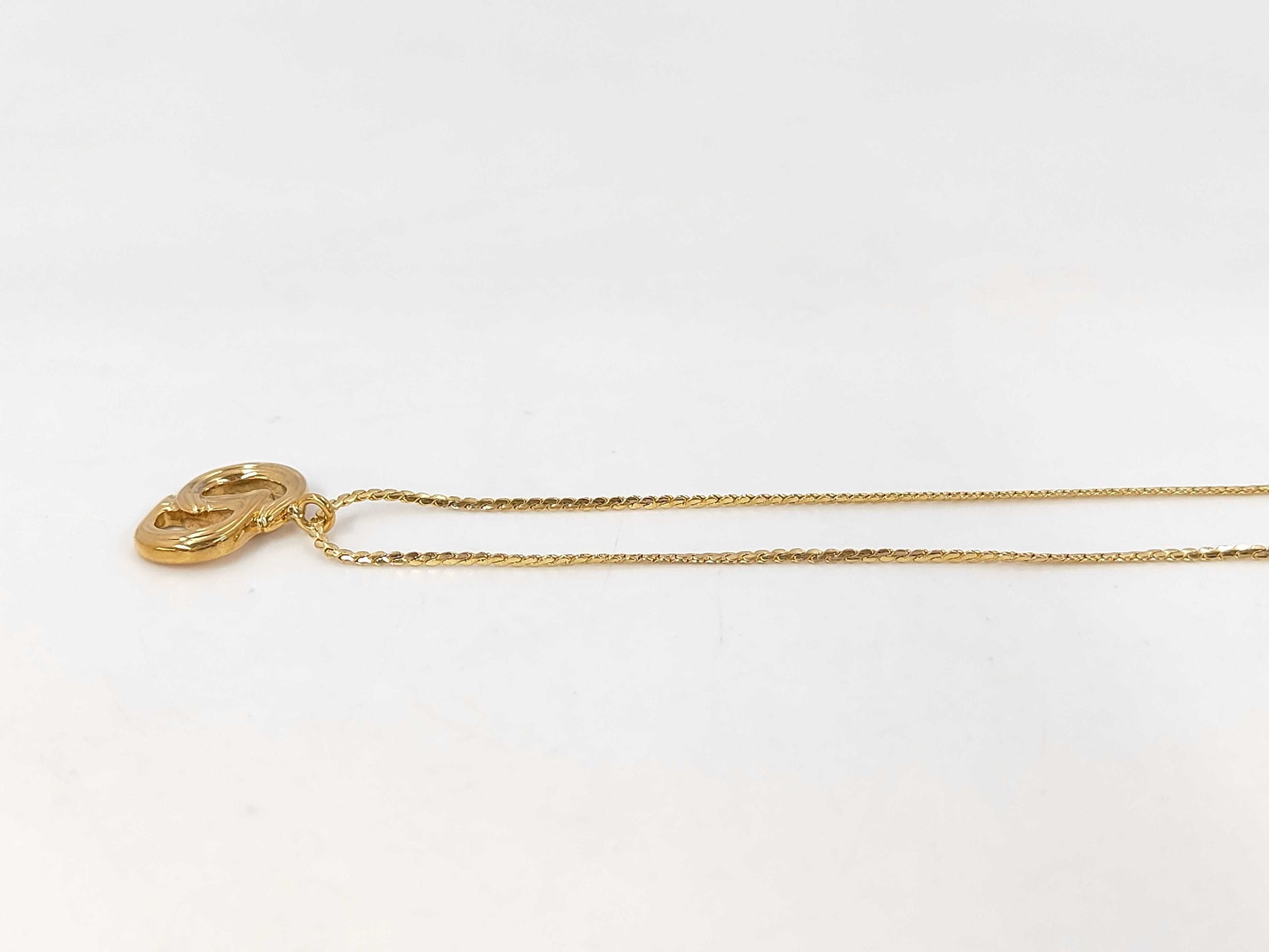 Dior CD logo necklace