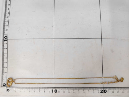 Dior CD logo necklace