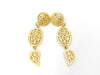 CHANEL 95A Coco Mark Long Swing Earrings