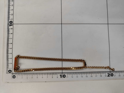 Dior Curb Chain Dior Plate Necklace