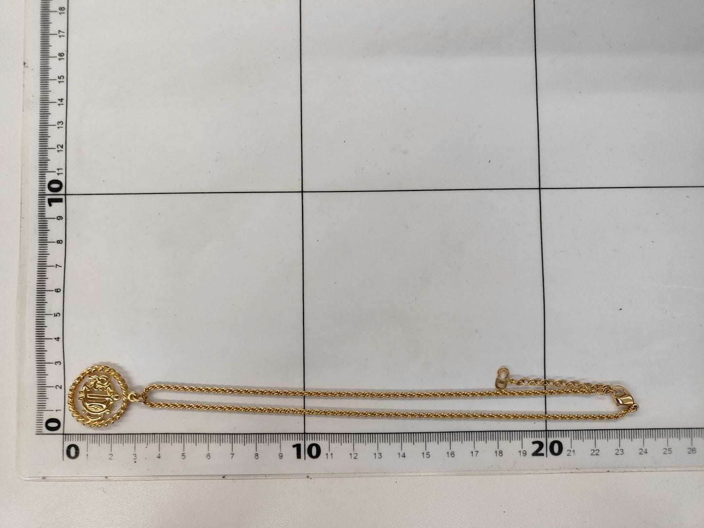 Dior Dior old logo necklace necklace