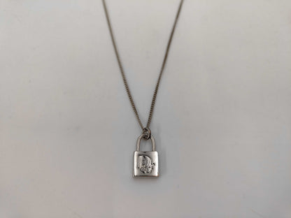 Dior Padlock Motif Necklace Necklace