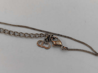 Dior Padlock Motif Necklace Necklace