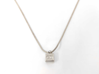 Dior Cube CD Logo Necklace