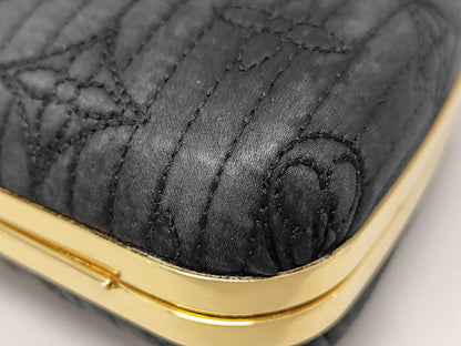 LOUIS VUITTON Monogram Motard Minaudière M95750 PL2008 Black Shoulder Bag