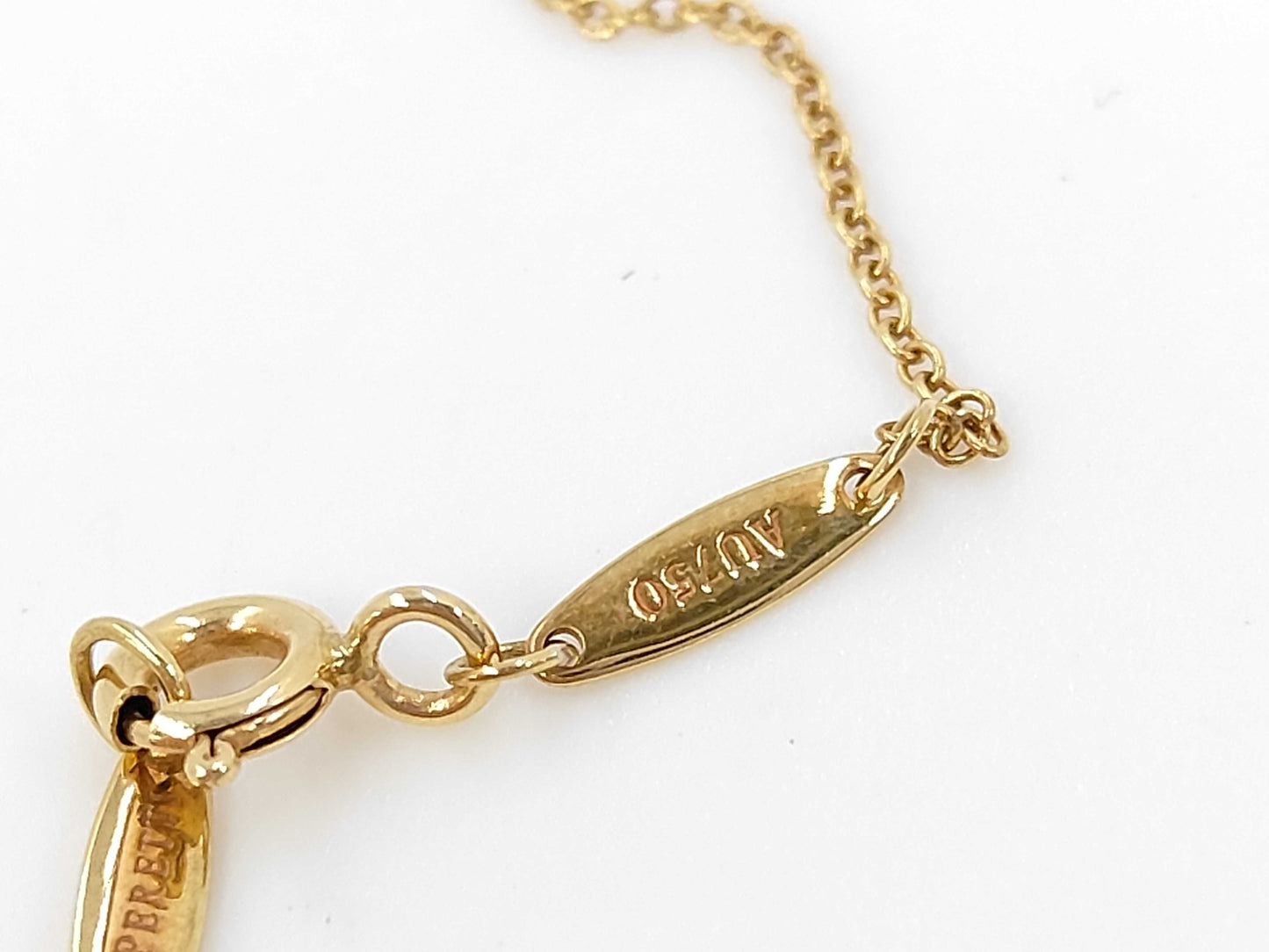 Tiffany & Co. By the Yard 1PD YG AU750 1.8g Necklace 