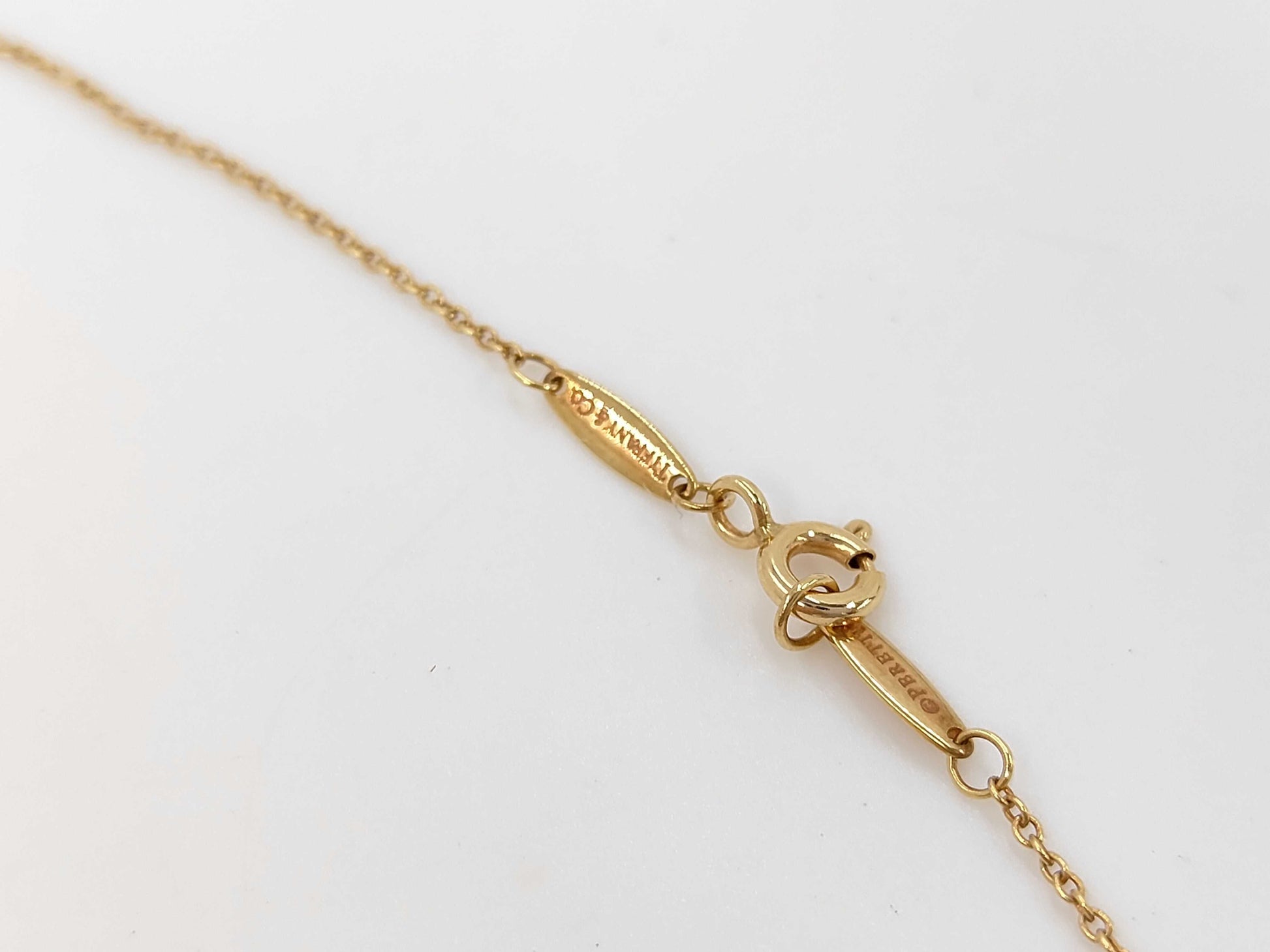 Tiffany & Co. By the Yard 1PD YG AU750 1.8g Necklace 