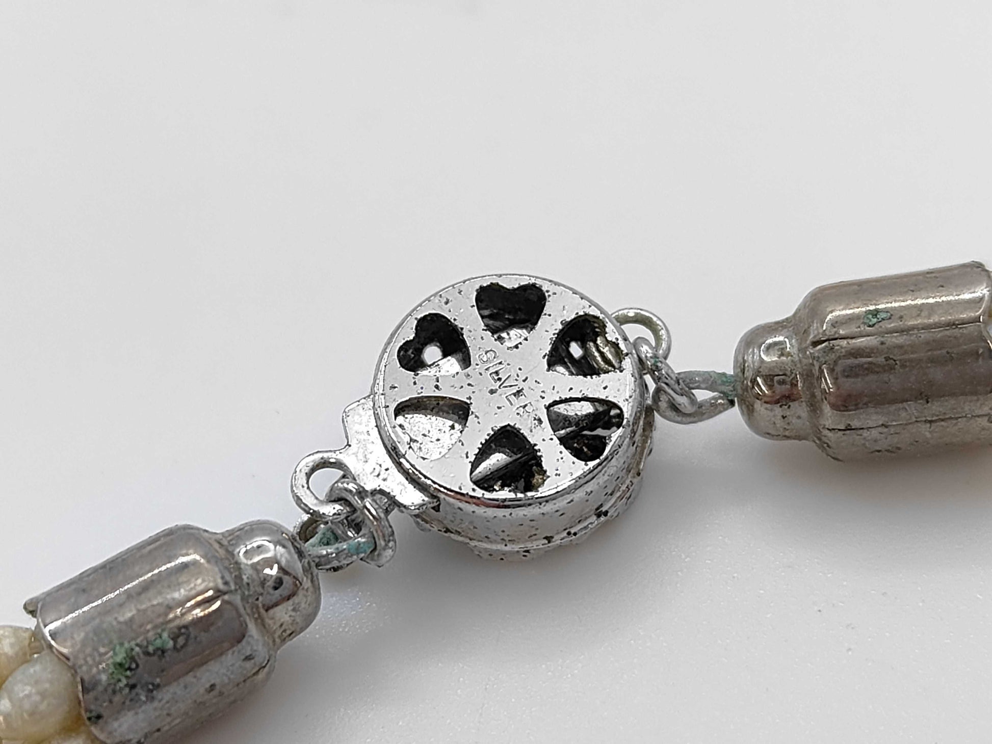 Keshi Pearl Sterling Silver 18.4g Necklace 