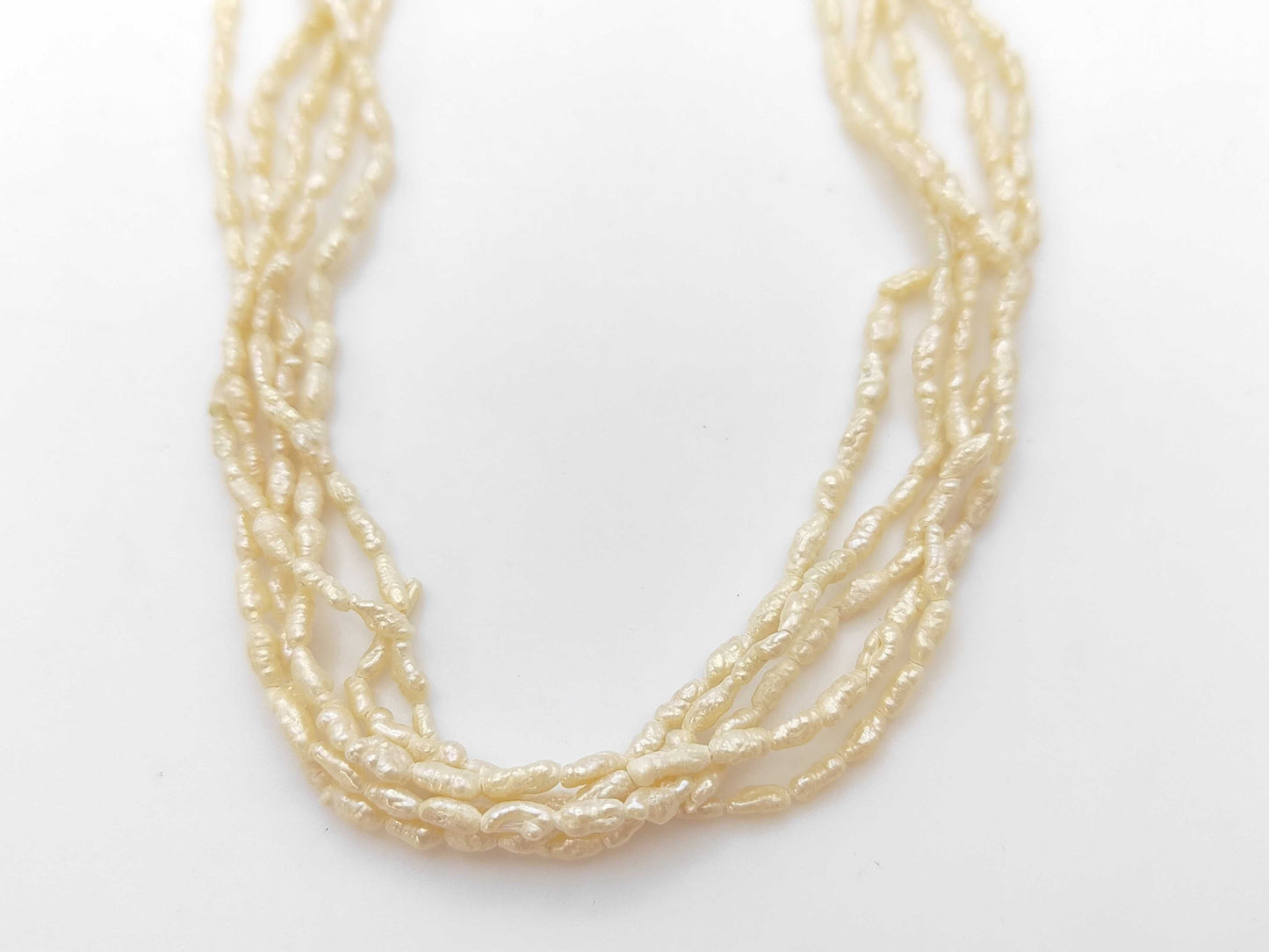 Keshi Pearl Sterling Silver 18.4g Necklace 