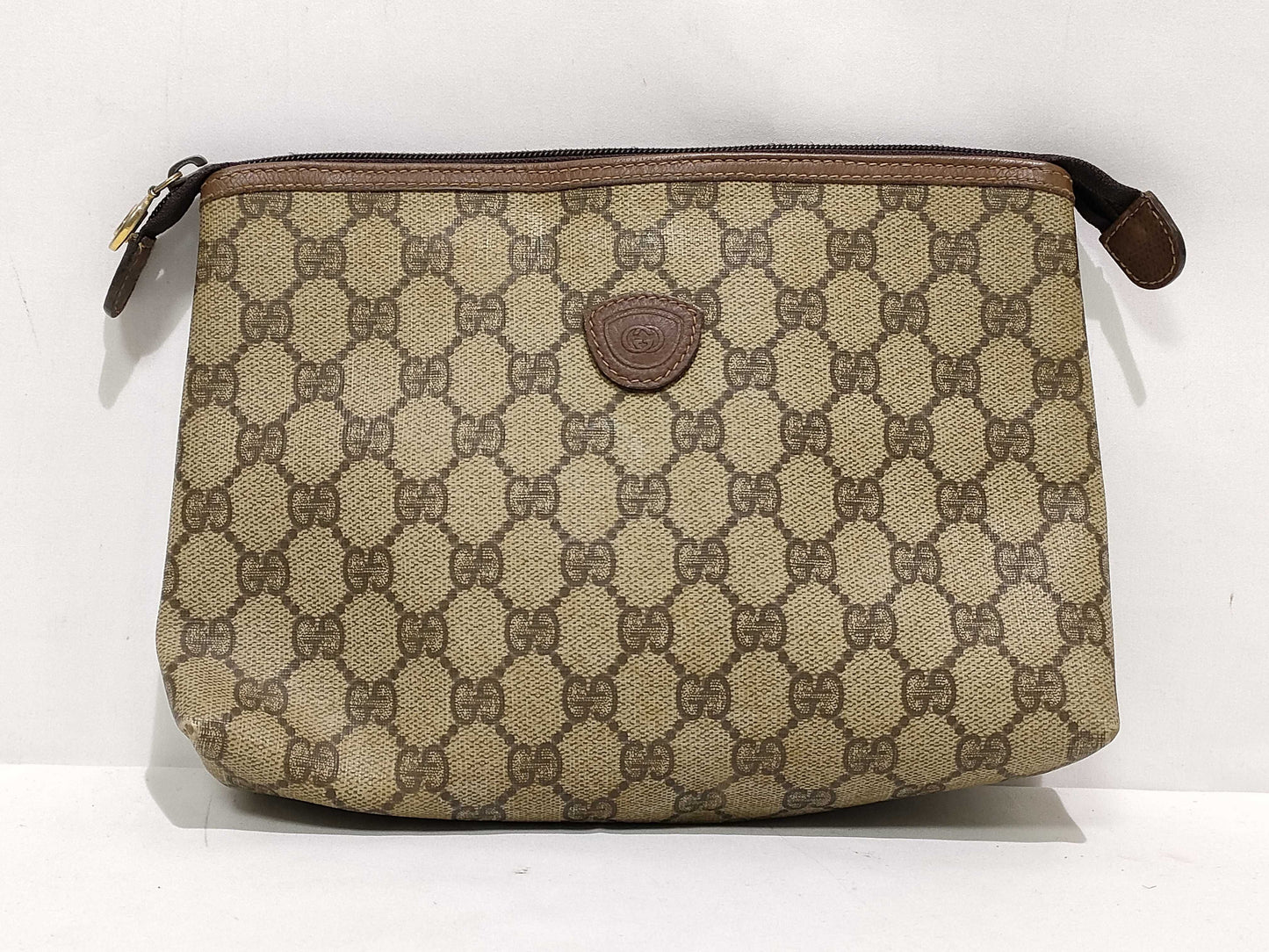 GUCCI GG Supreme Gucci 014.115.6088 Clutch Bag Second Bag