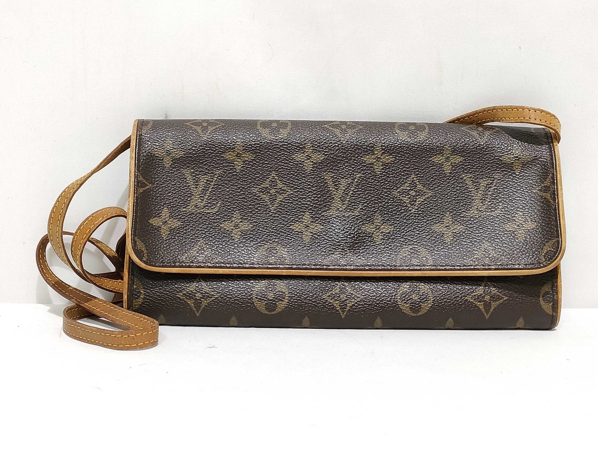 LOUIS VUITTON Monogram Pochette Twin Shoulder Bag