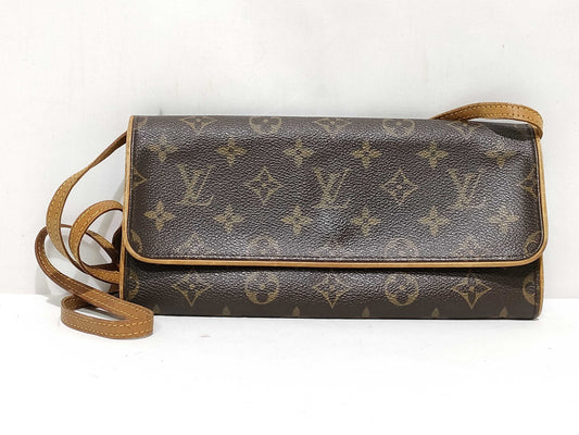 LOUIS VUITTON Monogram Pochette Twin Shoulder Bag