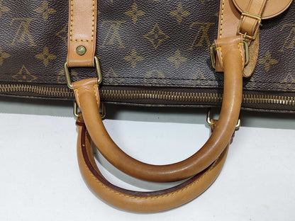 LOUIS VUITTON Monogram Louis Vuitton Monogram Keepall Boston Bag
