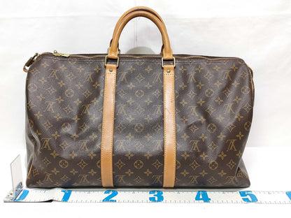 LOUIS VUITTON Monogram Louis Vuitton Monogram Keepall Boston Bag