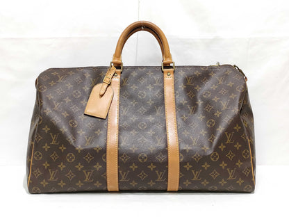 LOUIS VUITTON Monogram Louis Vuitton Monogram Keepall Boston Bag