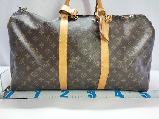 LOUIS VUITTON Monogram LV Keepal Boston Bag