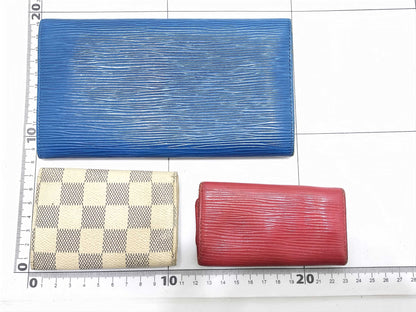 LOUIS VUITTON Epi LV 3-piece wallet