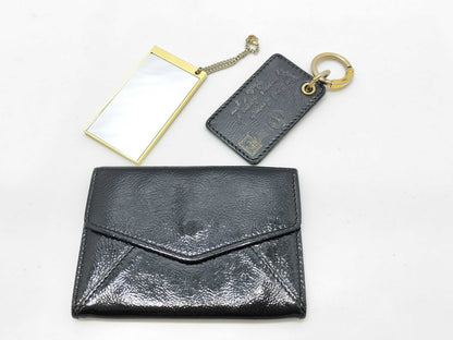 Yves Saint Laurent YSL 3-piece card case, pass case, and business card holder