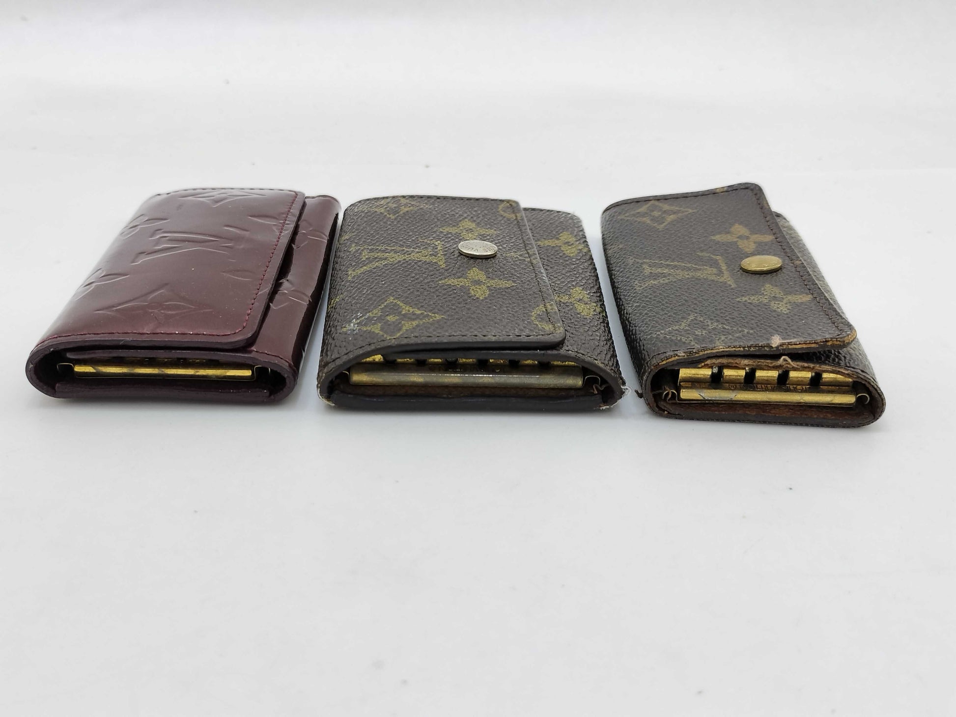 LOUIS VUITTON Monogram LV 3-piece key case/key holder