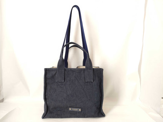 blue label tote bag